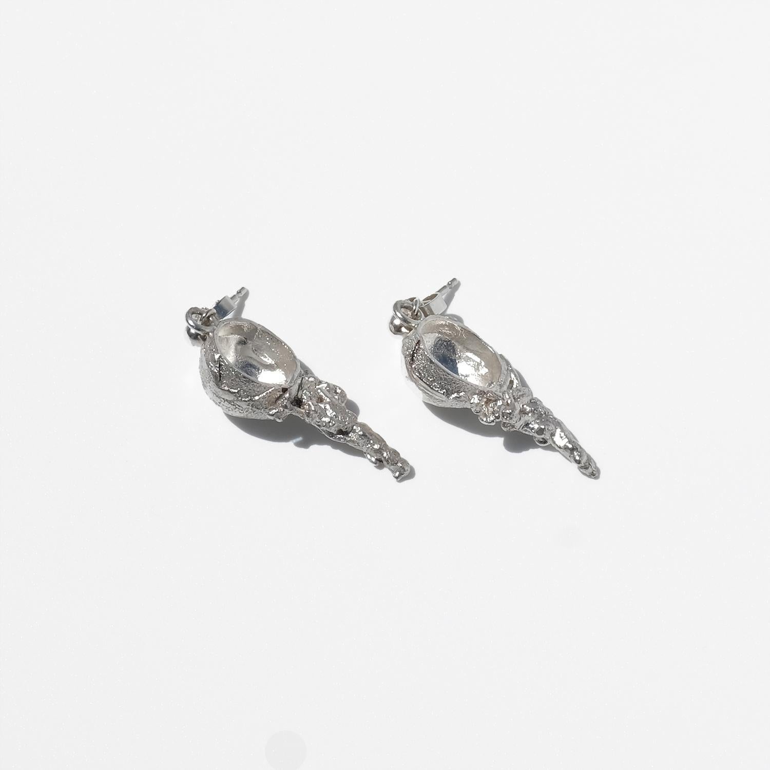 Orecchini pendenti in argento di Lars Arby, anni '80 in vendita 1