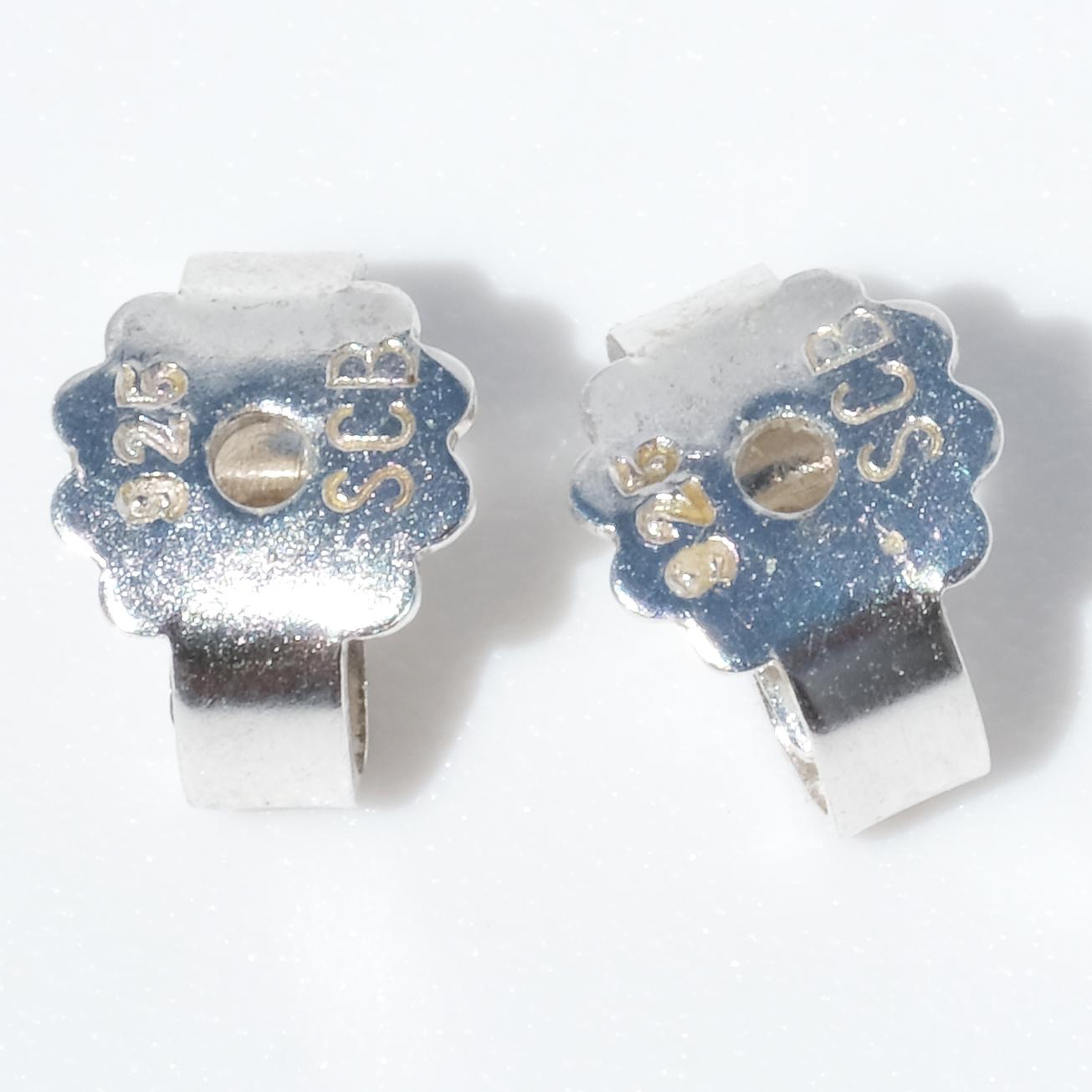 Orecchini pendenti in argento di Lars Arby, anni '80 in vendita 4