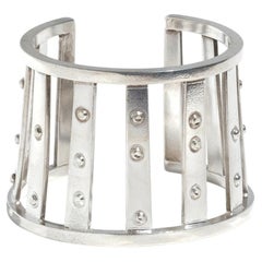 Silver Cuff Bracelet made by Lars Cederberg Made 1962