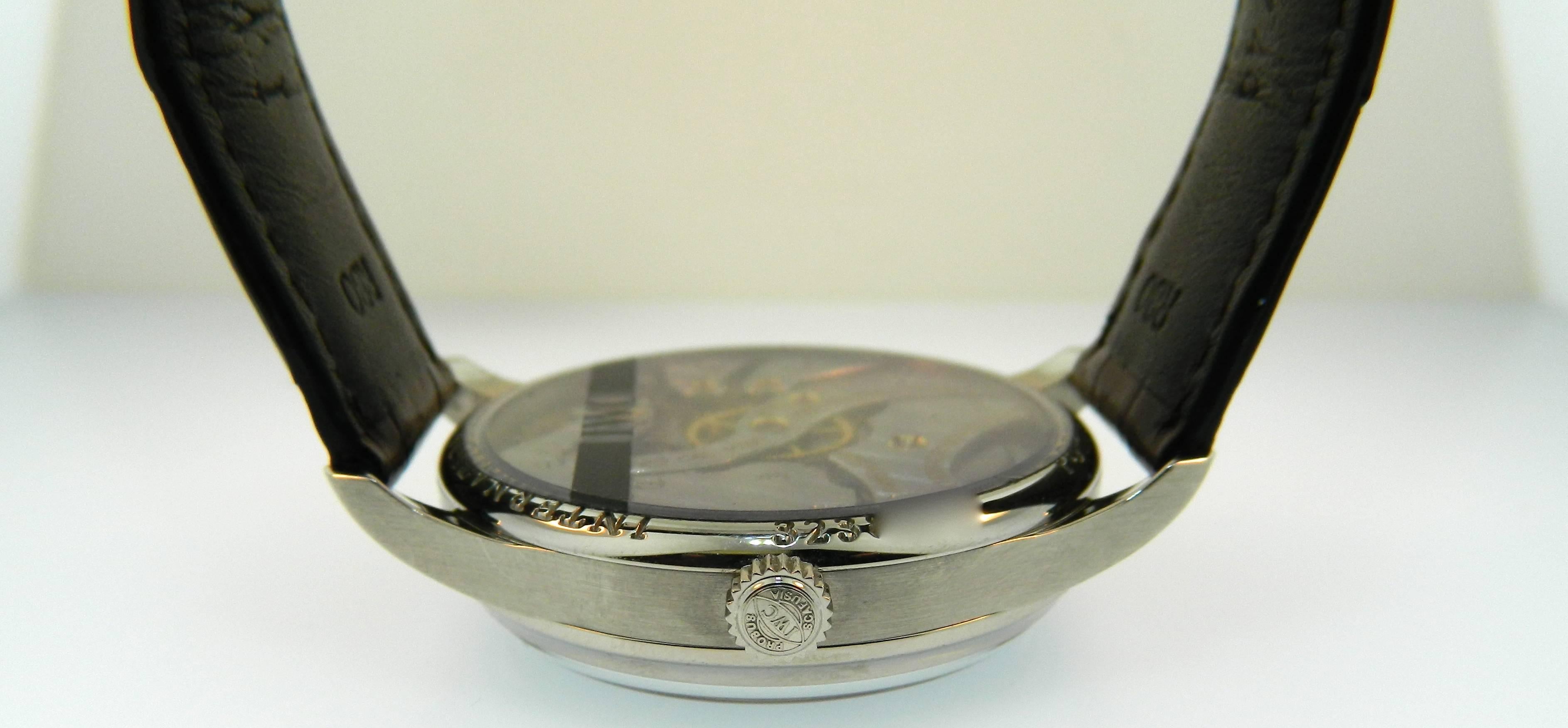 Men's IWC White Gold Portuguese Minute Repeater Wristwatch Ref 5242