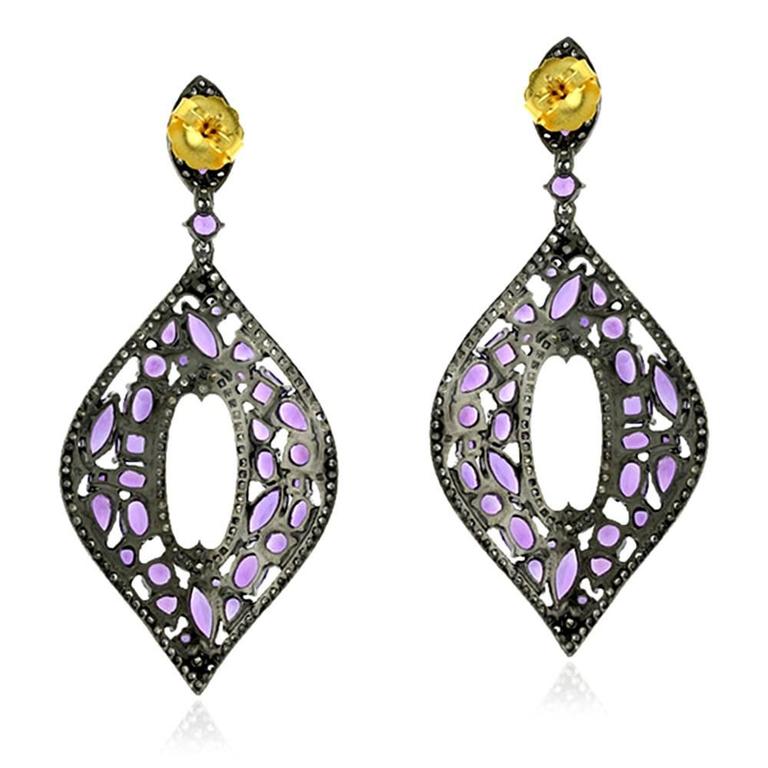 Pia Earrings Amethyst main image 1