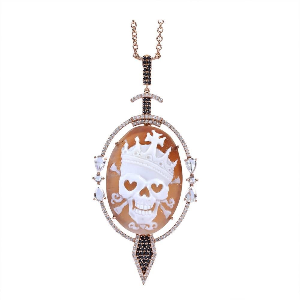 Cameo Skull Necklace