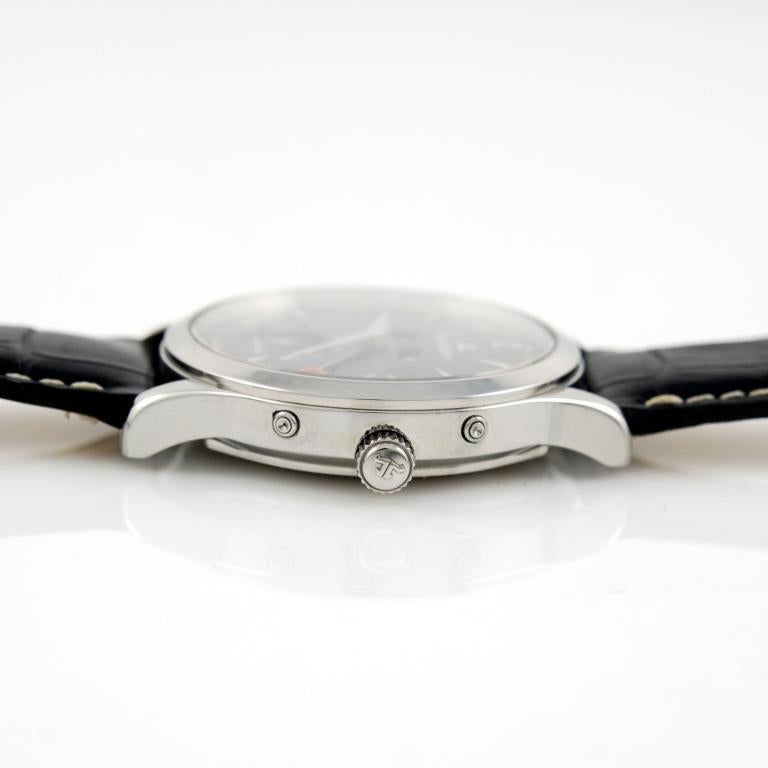 Jaeger-LeCoultre Stainless Steel Master Control Triple Calendar Wristwatch 1