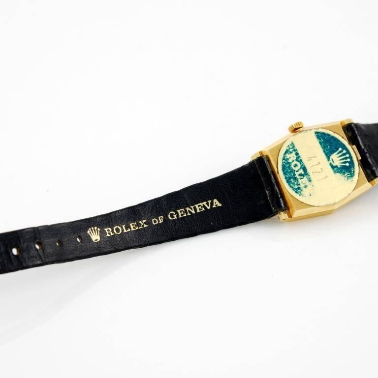 rolex cellini hexagonal watch