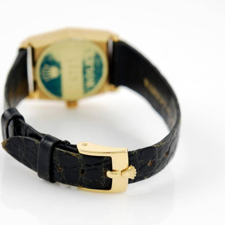 Rolex Ladies Yellow Gold Cellini Manual Wind Wristwatch For Sale 1