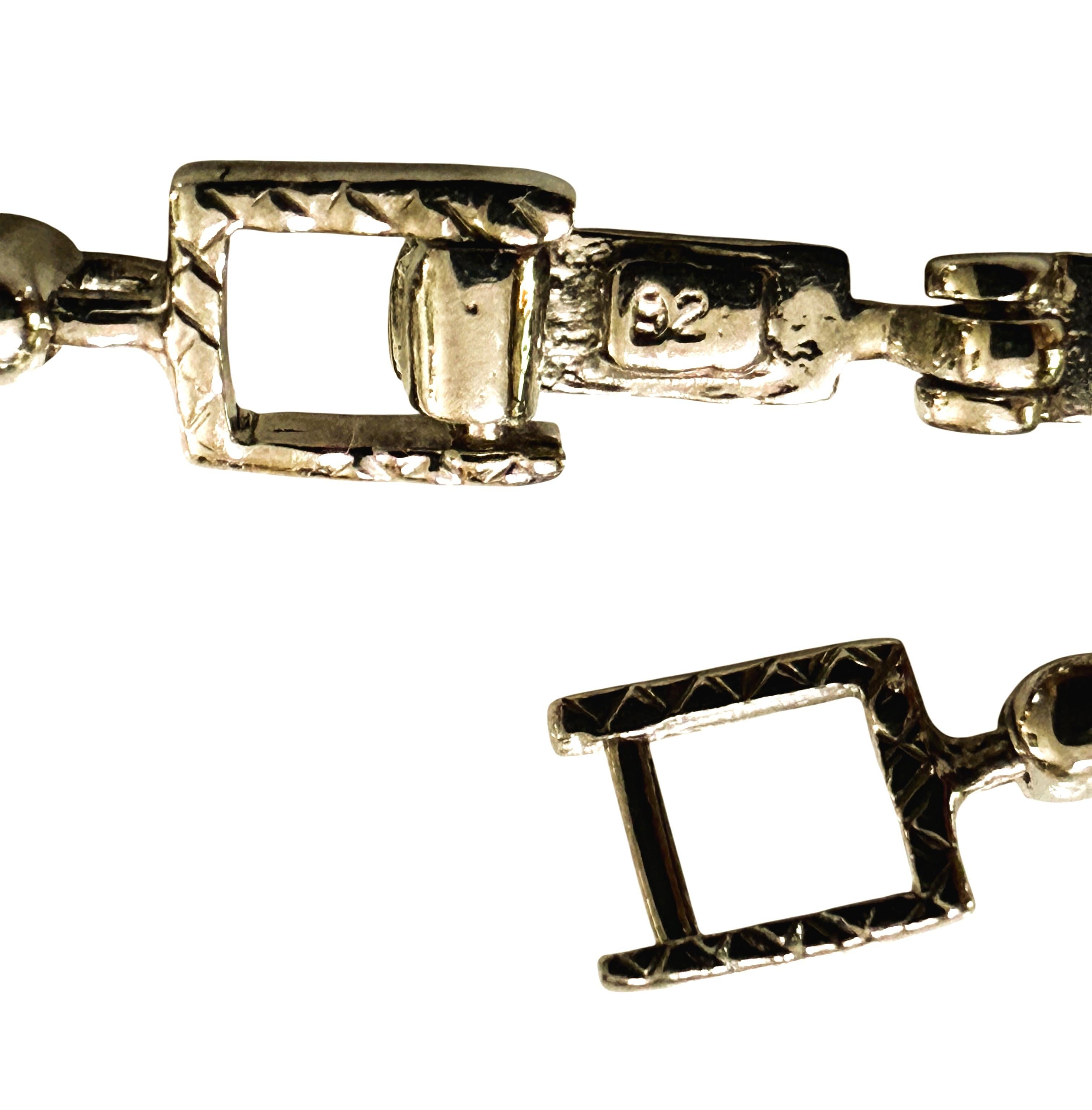 Neu 14,2 Karat Blauer Opal & Diamantschliff Smaragd & Granat Sterling Halskette im Angebot 1