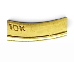10k Yellow Gold 1.81 Carat Natural Blue Sapphire Channel Set Ring Size 6