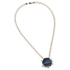 'Of Earth and Sky' Australian boulder opal necklace