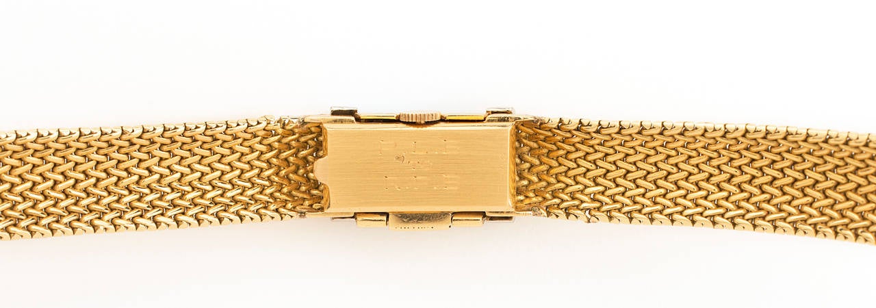 Cartier Lady''s Armbanduhr aus Gelbgold und Diamanten im Zustand „Hervorragend“ in Phoenix, AZ