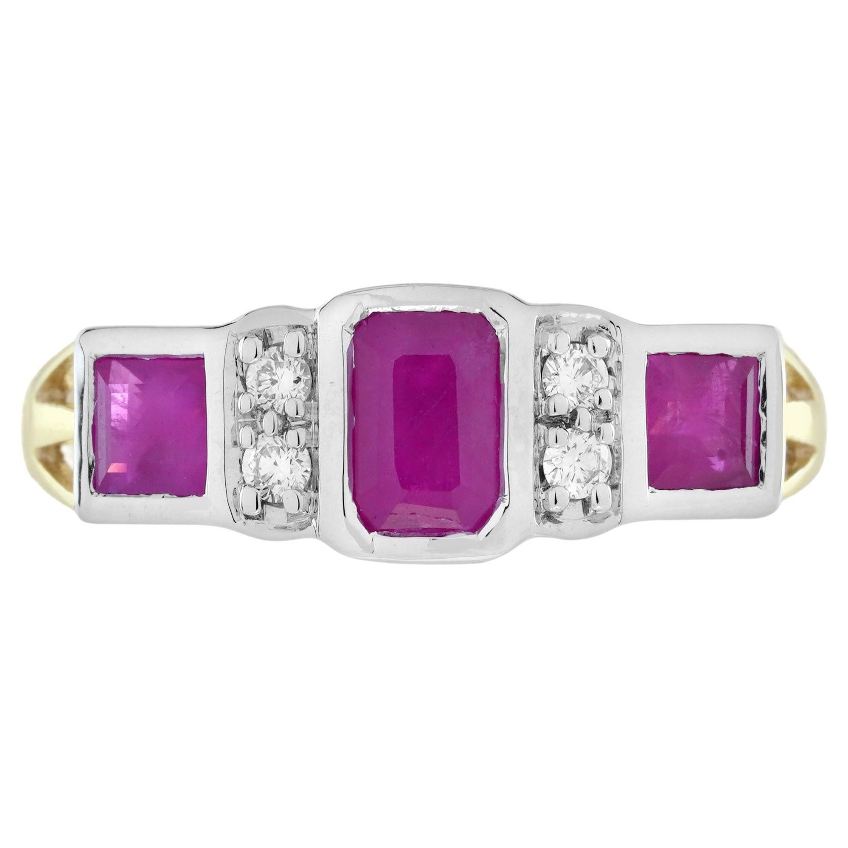 Unbranded Anillos de tres piedras