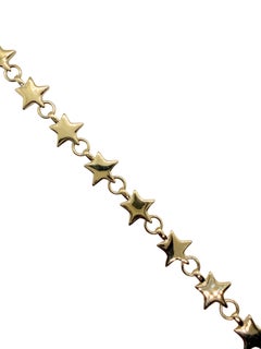 Tiffany & Co. Star Motifs Links Star 18 Karat Yellow Gold Vintage Bracelet