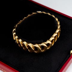 Cartier "C de Cartier" Link Bracelet in 18K Gold, circa 1980s