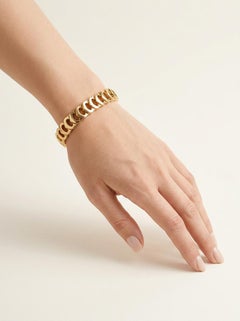 Cartier "C de Cartier" Link Bracelet in 18K Gold, circa 1980s