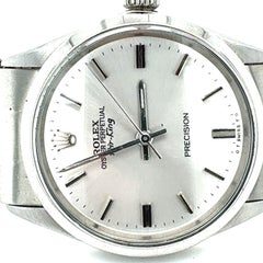 Vintage 1967 Rolex Air-King Ref. 5500 Stainless Steel Watch, Box and Pouch