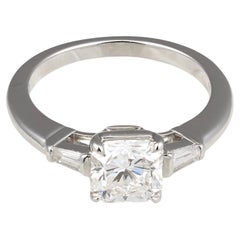 Tiffany & Co. Lucida 1.03ct Diamond Platinum Engagement Ring, GIA F/VVS1