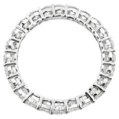 14K White Gold 1.68ct Diamond Eternity Band, Contemporary