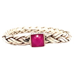 John Hardy Sterling Silver Rhodochrosite Bracelet, 925