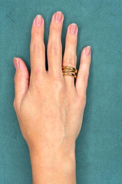 18K Yellow Gold Tiffany & Co. Interlocking Band