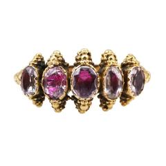 Cannetile Pink Topaz Gold Ring