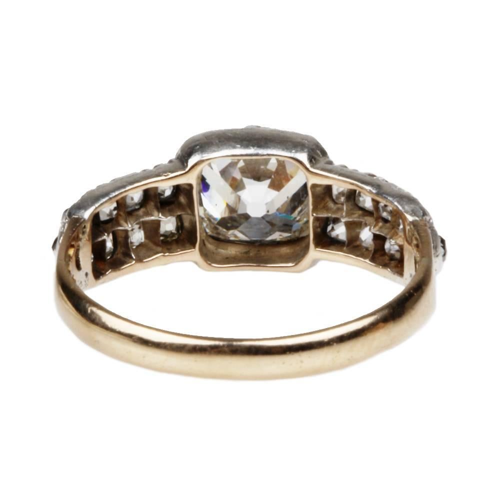 Early Victorian Early 19th Century Diamond Engagement Ring For Sale