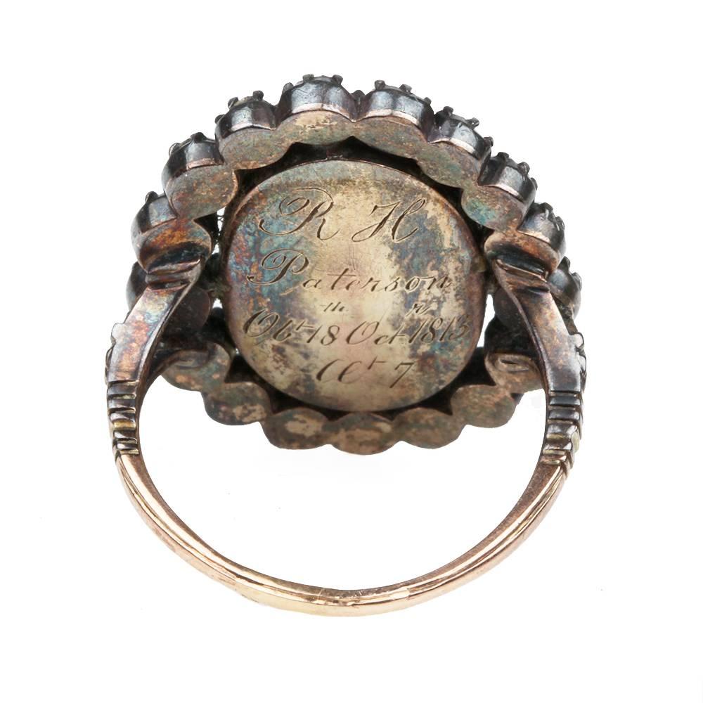 antique enamel ring