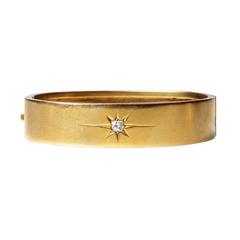 Victorian Gold Diamond Bangle