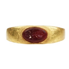 Ancient Roman Antique Intaglio Ring