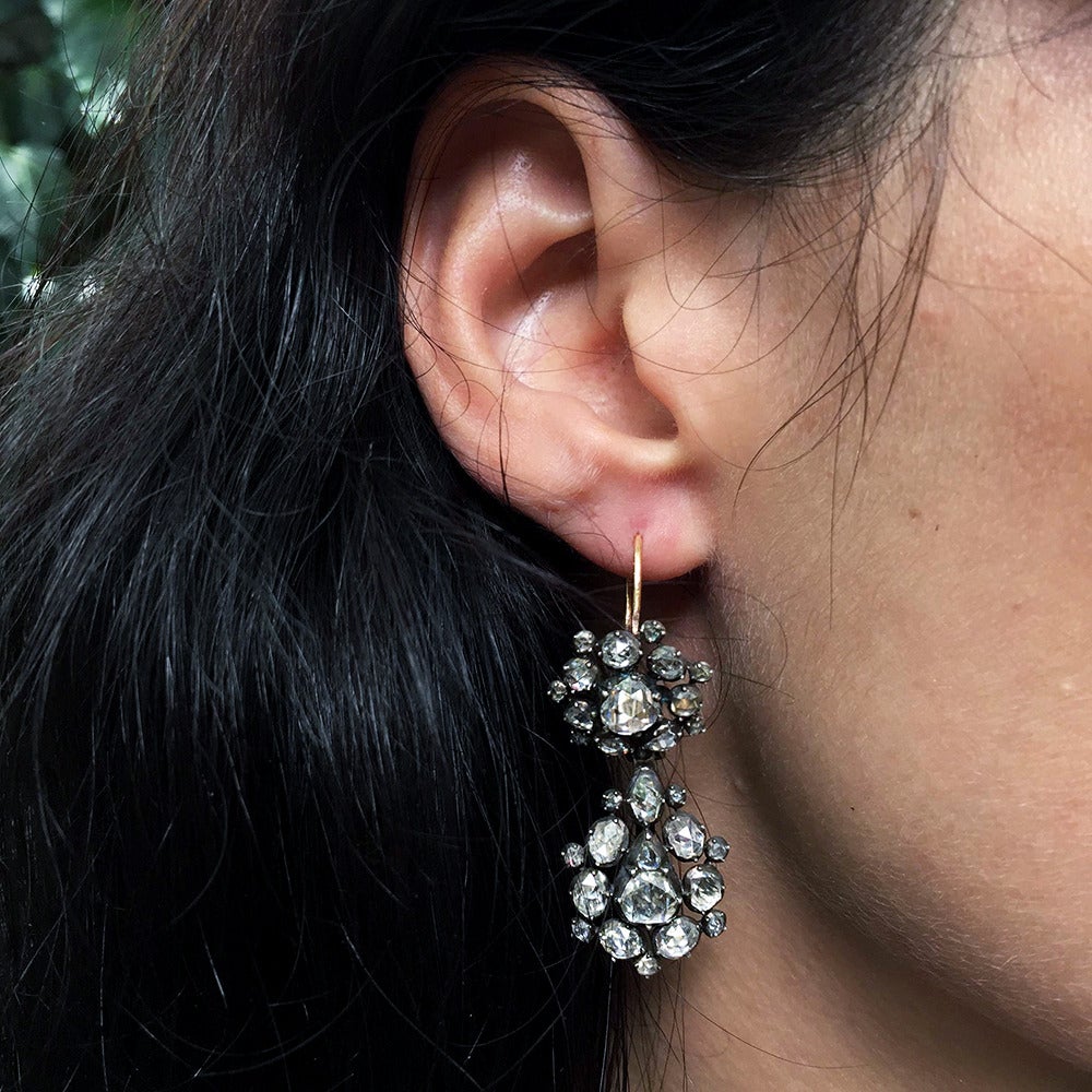 Georgian Diamond Earring 1