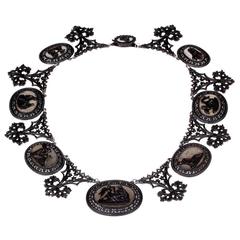 Berlin Iron Plaque Necklace