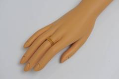 Textured Gold Coil Band Ring