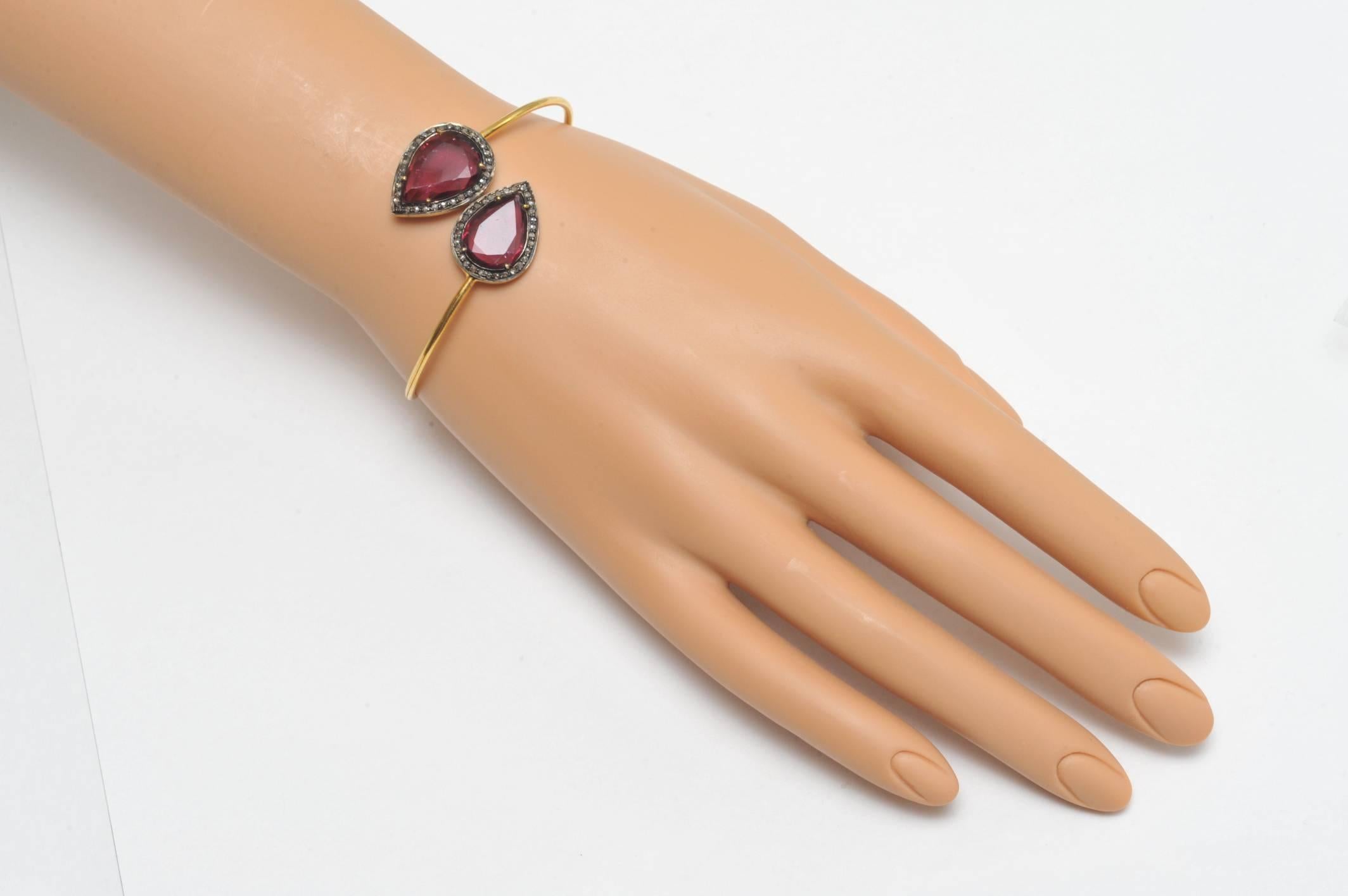 pink tourmaline bracelet