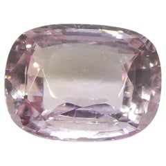 1,52 ct Cuscino rosa arancio Padparadscha Zaffiro Certificato GIA Sri Lanka