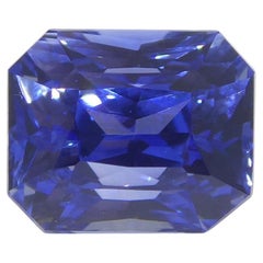2.34ct Octagonal/Emerald Cut Blue Sapphire GIA Certified Sri Lanka
