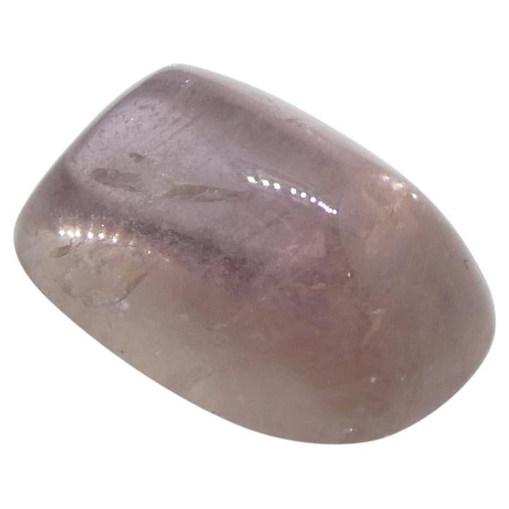 6.91ct Cushion Sugarloaf Cabochon Purplish Pink Sapphire GIA Certified Madagasca For Sale