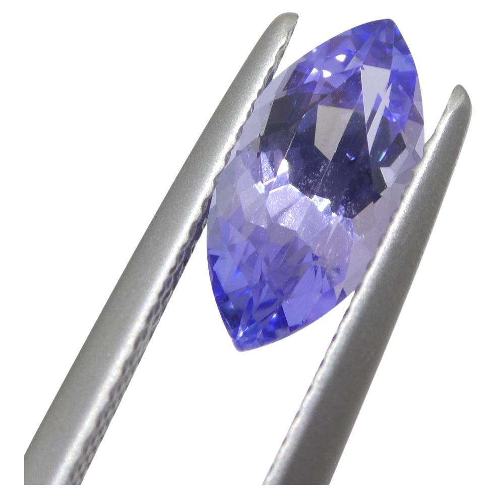 1.94ct Marquise Violet Blue Tanzinite from Tanzania For Sale