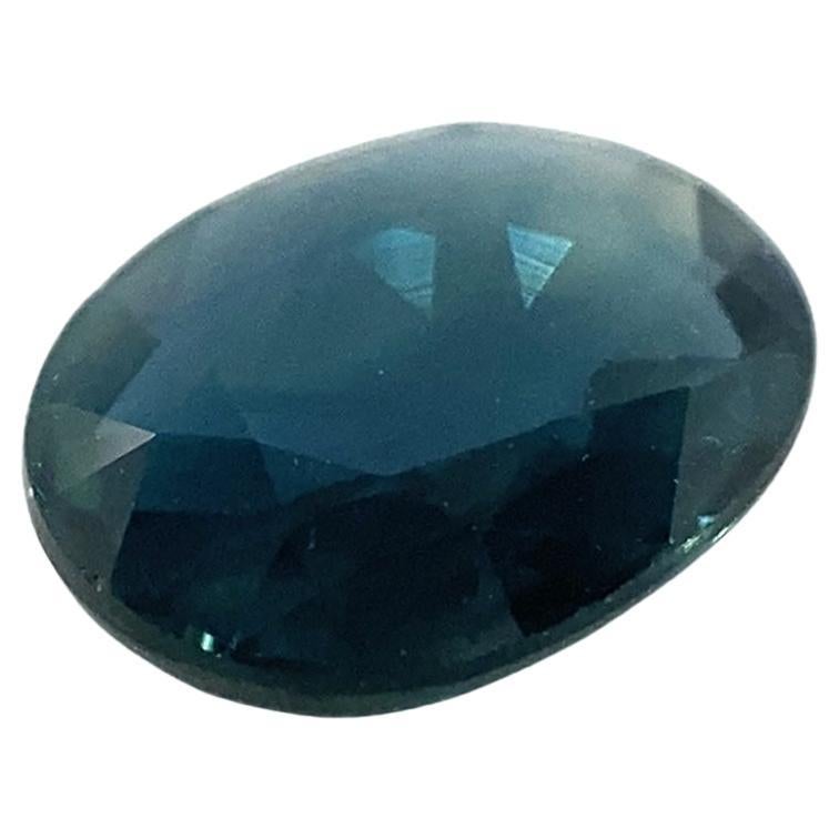 1.12ct Oval Blue Sapphire Unheated For Sale