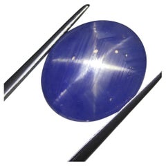17.72ct Oval Blue Star Sapphire GIA Certified Sri Lanka Unheated