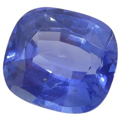 Zafiro azul en cojín de 5.09 ct Certificado GIA Sri Lanka sin calentar