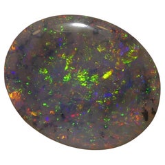 1.63ct Opale grigio ovale cabochon dall'Australia