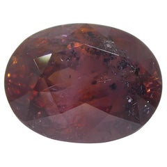 Zafiro rojo ovalado de 1,44 ct de África Oriental