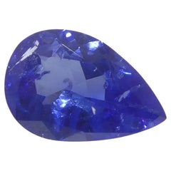 Zafiro azul pera de Sri Lanka de 0.54 ct