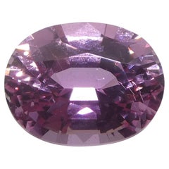 0,69 ct Zafiro rosa ovalado de Madagascar
