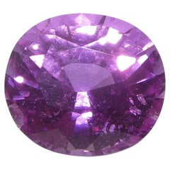 0.99ct Oval Purple-Pink Sapphire from Madagascar