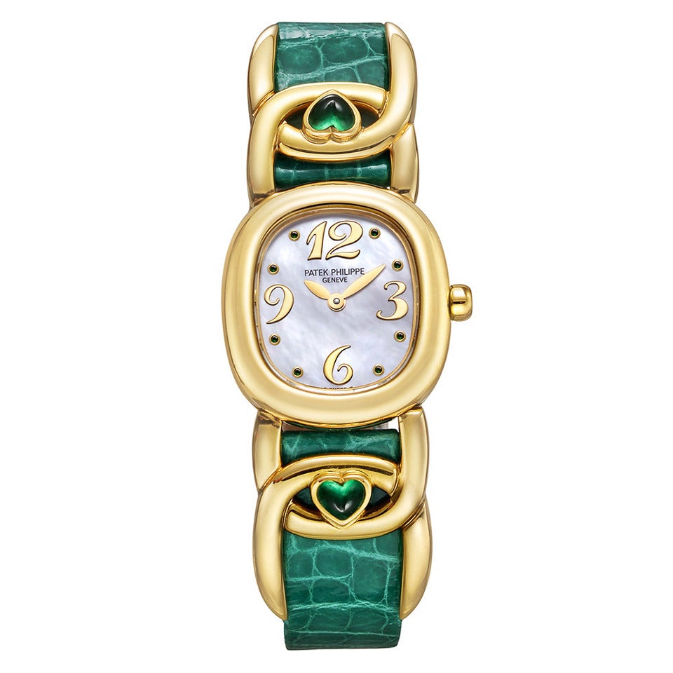Patek Philippe Lady's Yellow Gold Ellipse Wristwatch Ref 4833J