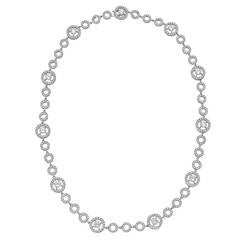 Boucheron Diamond Circle Necklace