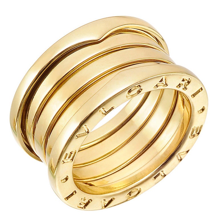 Bulgari ​B.Zero1 Gold Four Band Ring