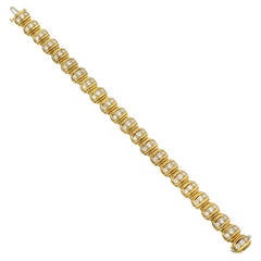 Tiffany & Co. Diamond Gold Link Bracelet