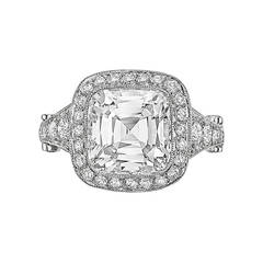 Tiffany 
Co. ​3.65 Carat Cushion-Cut Diamond "Legacy" Engagement Ring