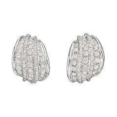 Repossi Diamond Gold Five Row Earclips 1