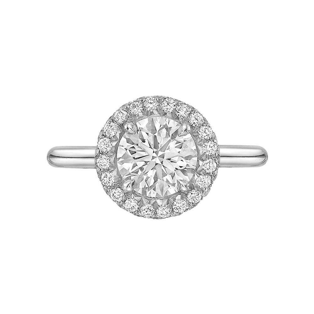 1.11 Carat Round Brilliant Diamond Ring